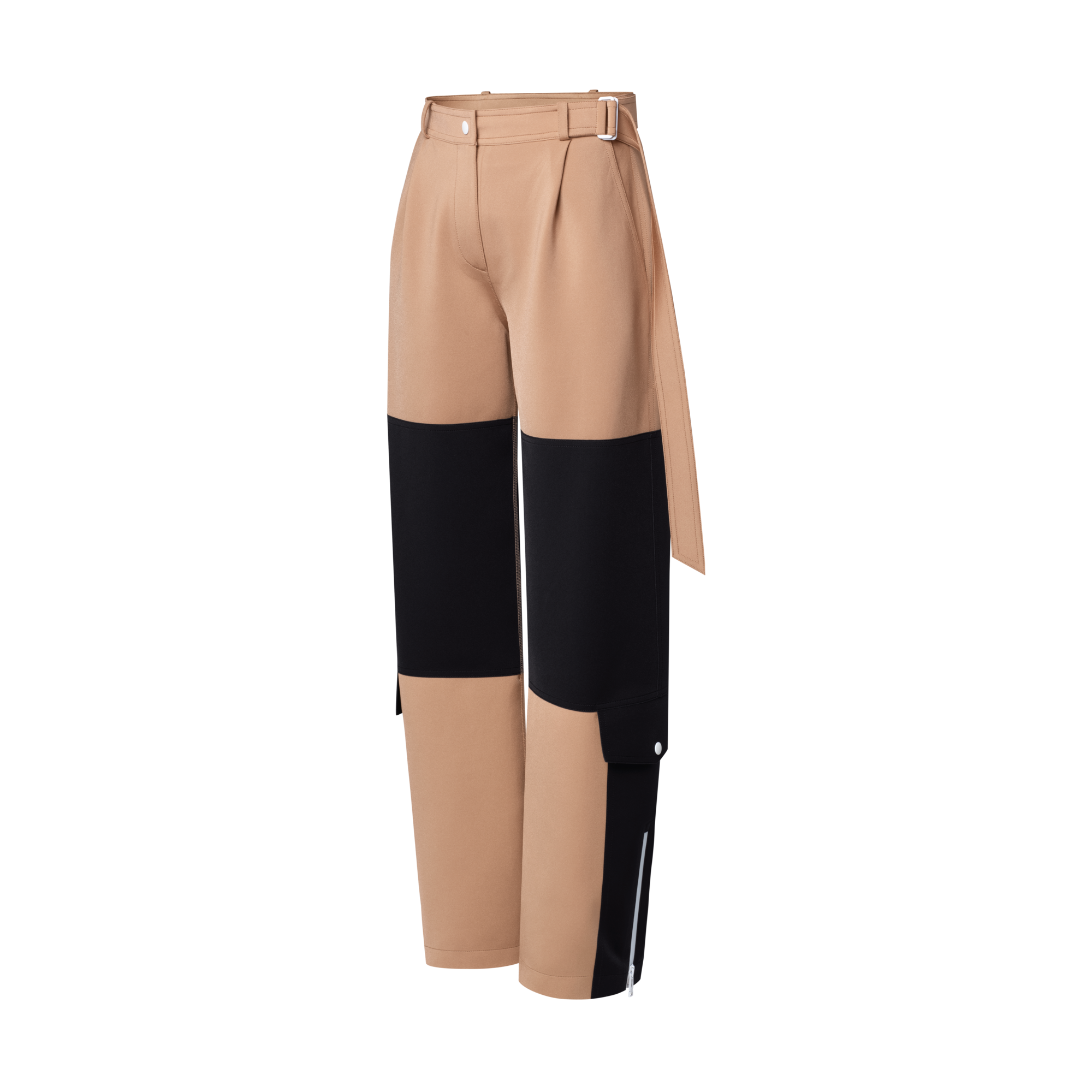 Color-Blocked Cargo Pants  in Women