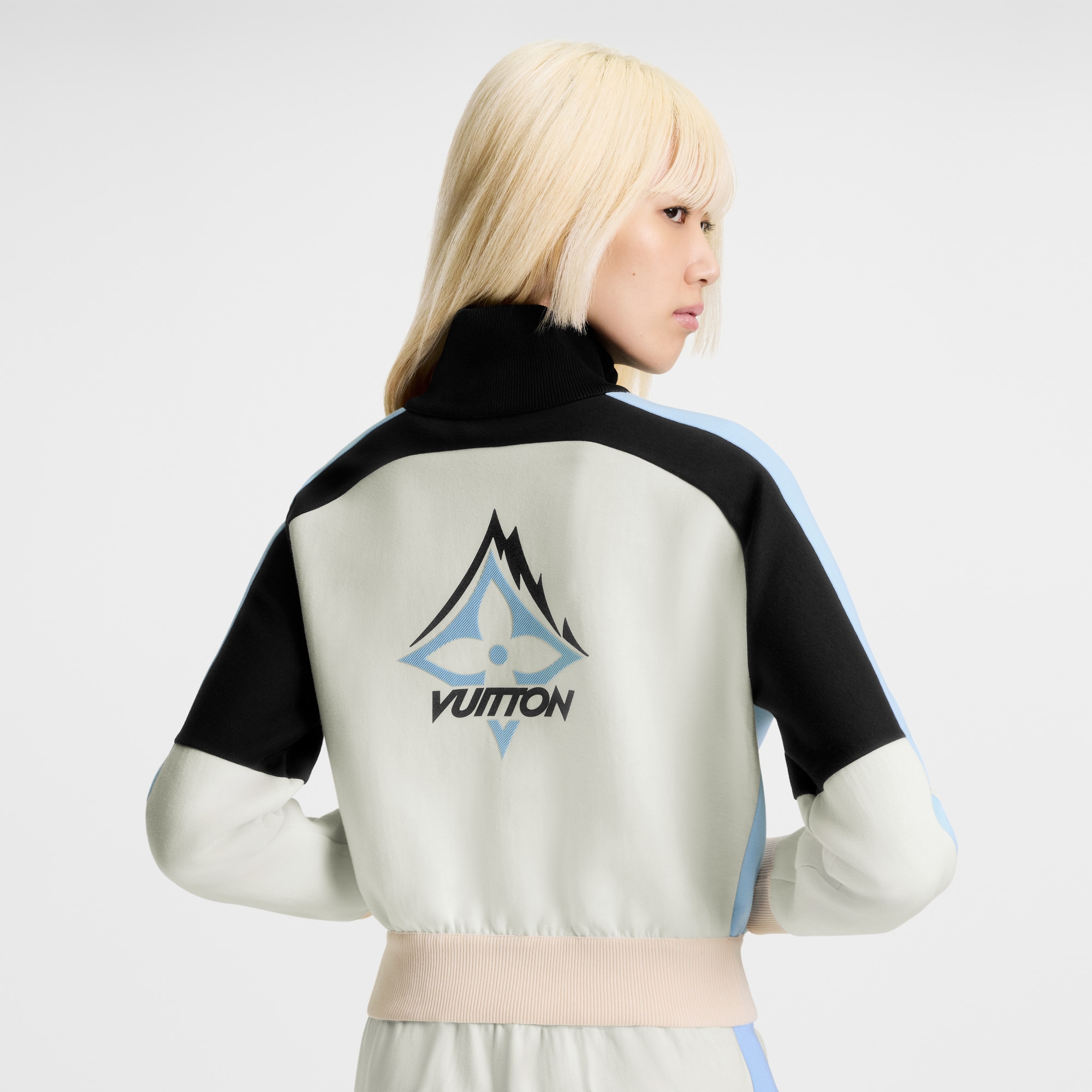 Color-Blocked Mountain Signature Jacket  in Women