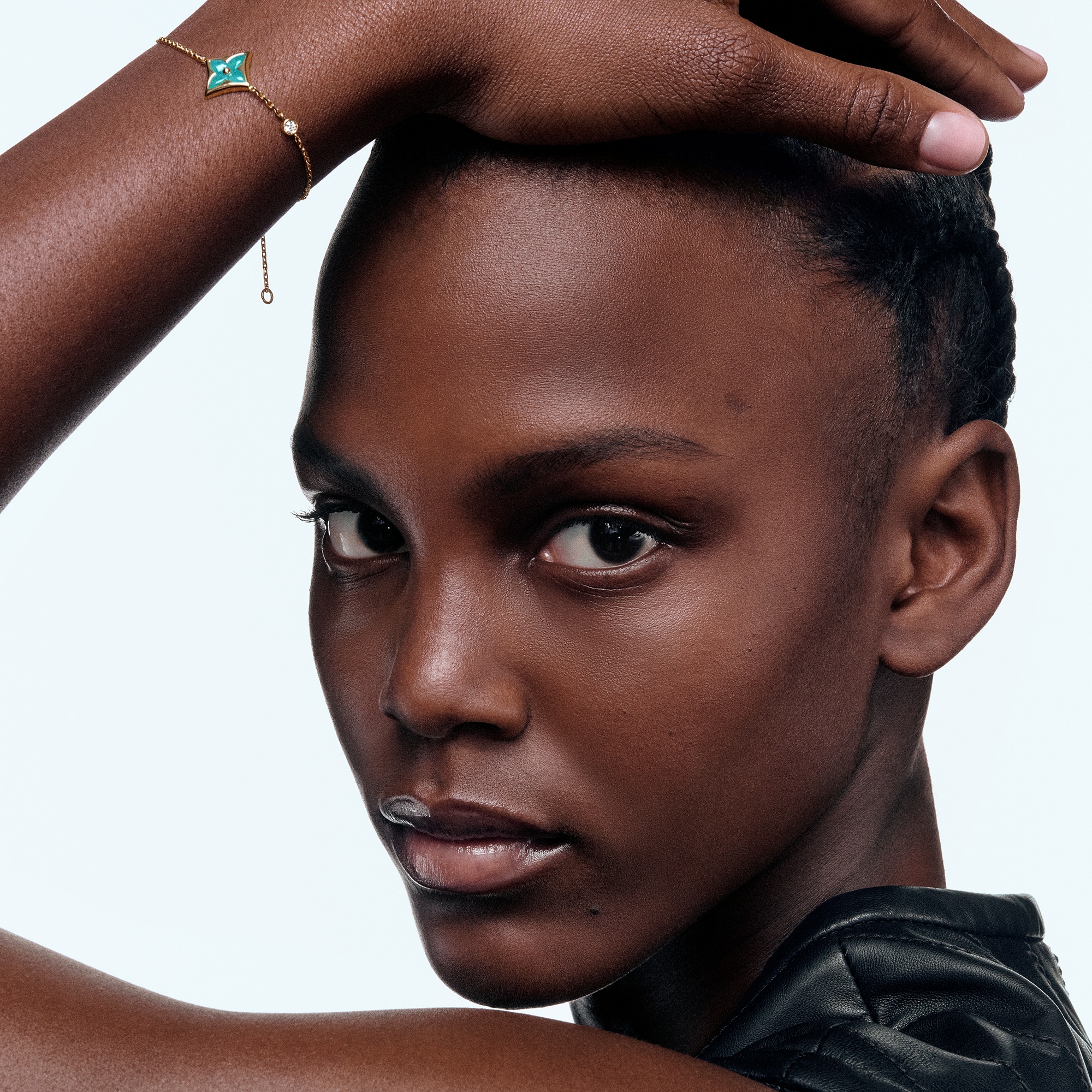 Color Blossom BB Star Bracelet, Yellow Gold, Amazonite and Diamond  in Jewellery