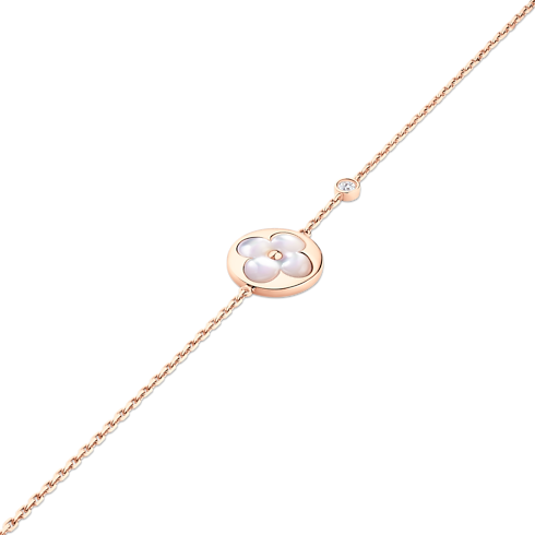 Color Blossom BB Sun Bracelet, Pink Gold, White Mother-of-Pearl and Diamond in Jewellery's Categories Bracelets collections by Louis Vuitton (Product zoom)
