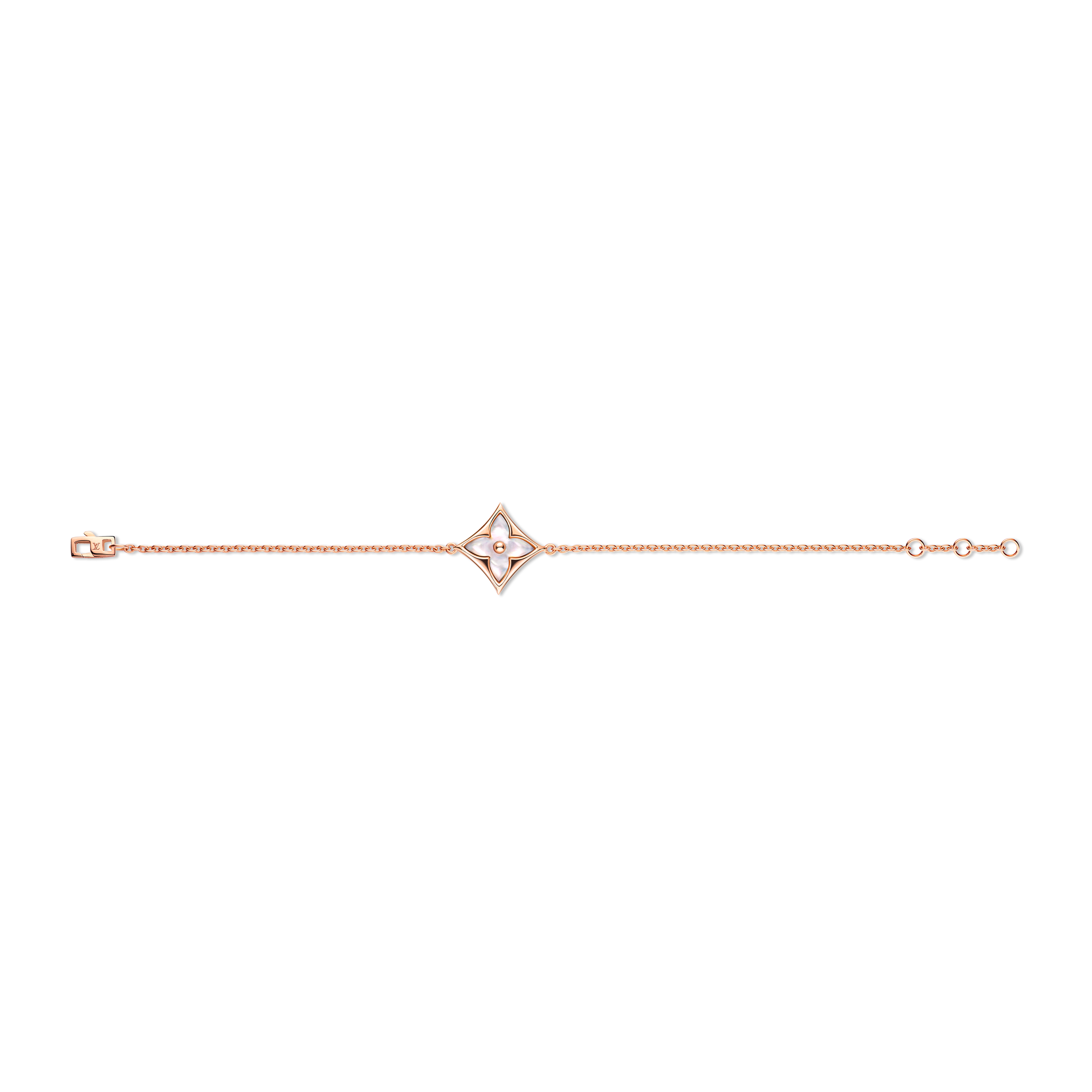 Color Blossom star bracelet, pink gold and white mother-of-pearl  in Jewellery
