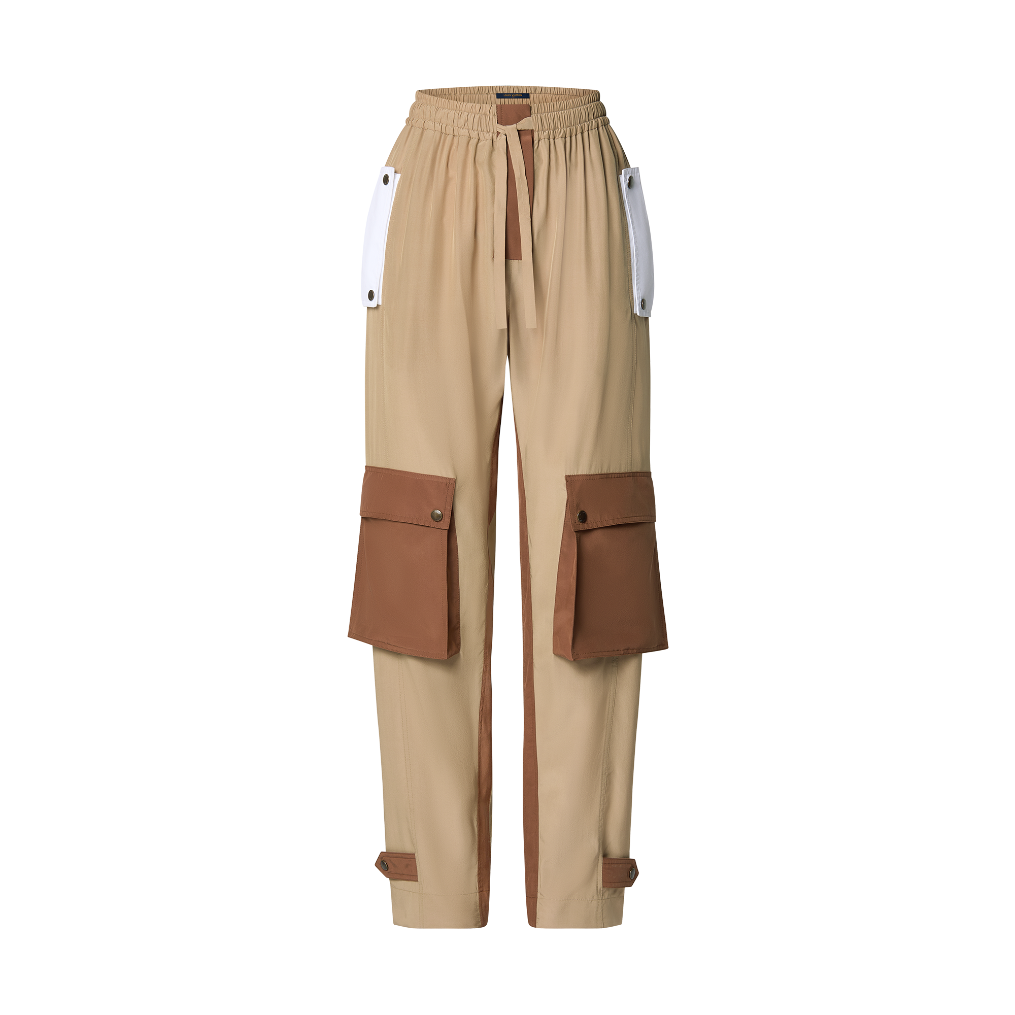 Colour-Blocked Cargo Pants  in Women