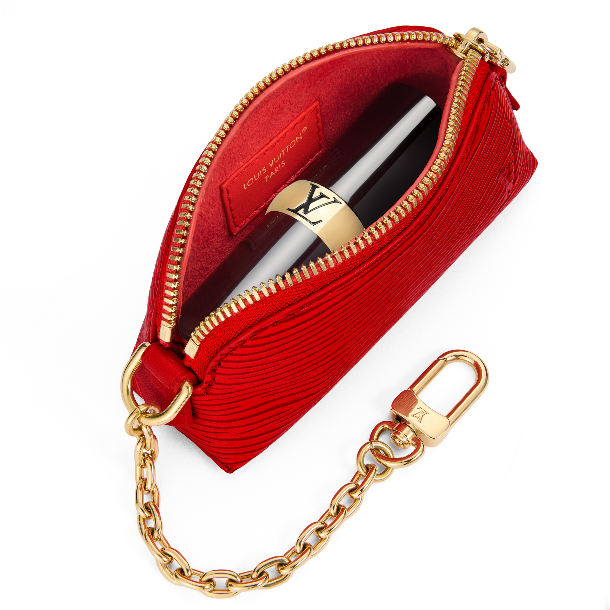 Cosmetic Lipstick Pouch Epi Leather in Women