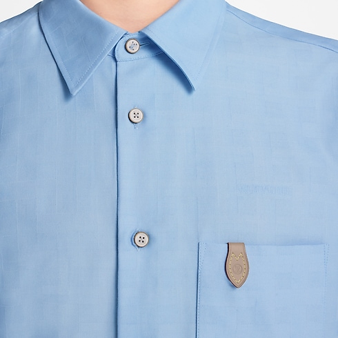Cotton Cashmere Long-Sleeved Jacquard Shirt in Men's Ready-to-Wear All Ready-to-Wear collections by Louis Vuitton (Product zoom)