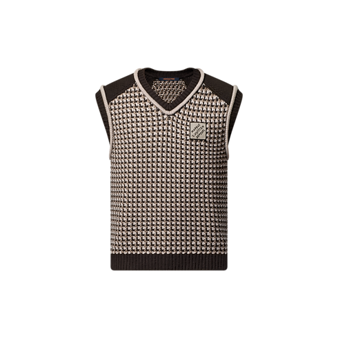 Cotton Jacquard Vest in Men's Ready-to-Wear All Ready-to-Wear collections by Louis Vuitton (Product zoom)