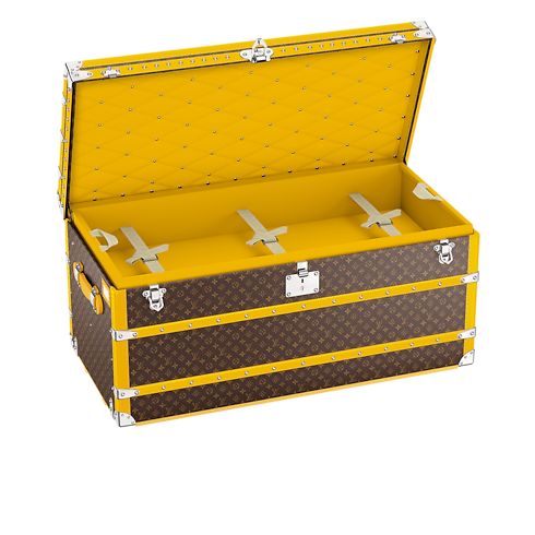 Courrier Lozine 110 Macassar Jaune Monogram Macassar in Trunks, Travel and Home's Trunks and Boxes Trunks and Suitcases collections by Louis Vuitton (Product zoom)