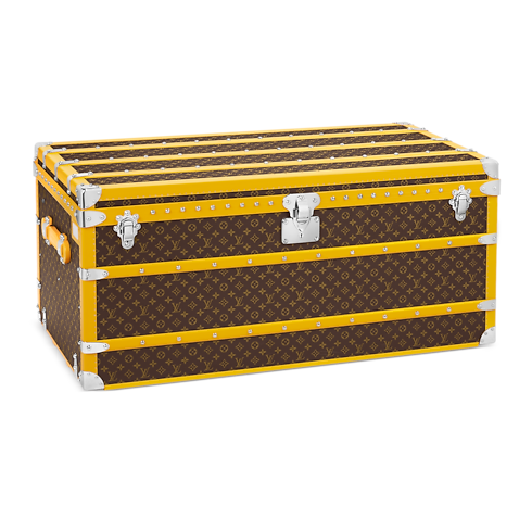 Courrier Lozine 110 Macassar Jaune Monogram Macassar in Trunks, Travel and Home's Trunks and Boxes Trunks and Suitcases collections by Louis Vuitton (Product zoom)