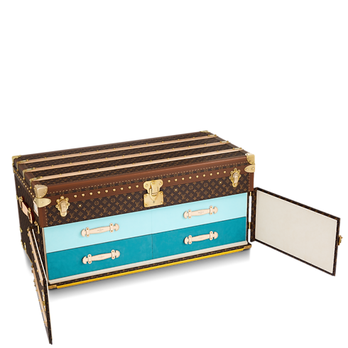 Courrier Lozine 110 Tiroirs Monogram in Trunks, Travel and Home's Trunks and Boxes Trunks and Suitcases collections by Louis Vuitton (Product zoom)