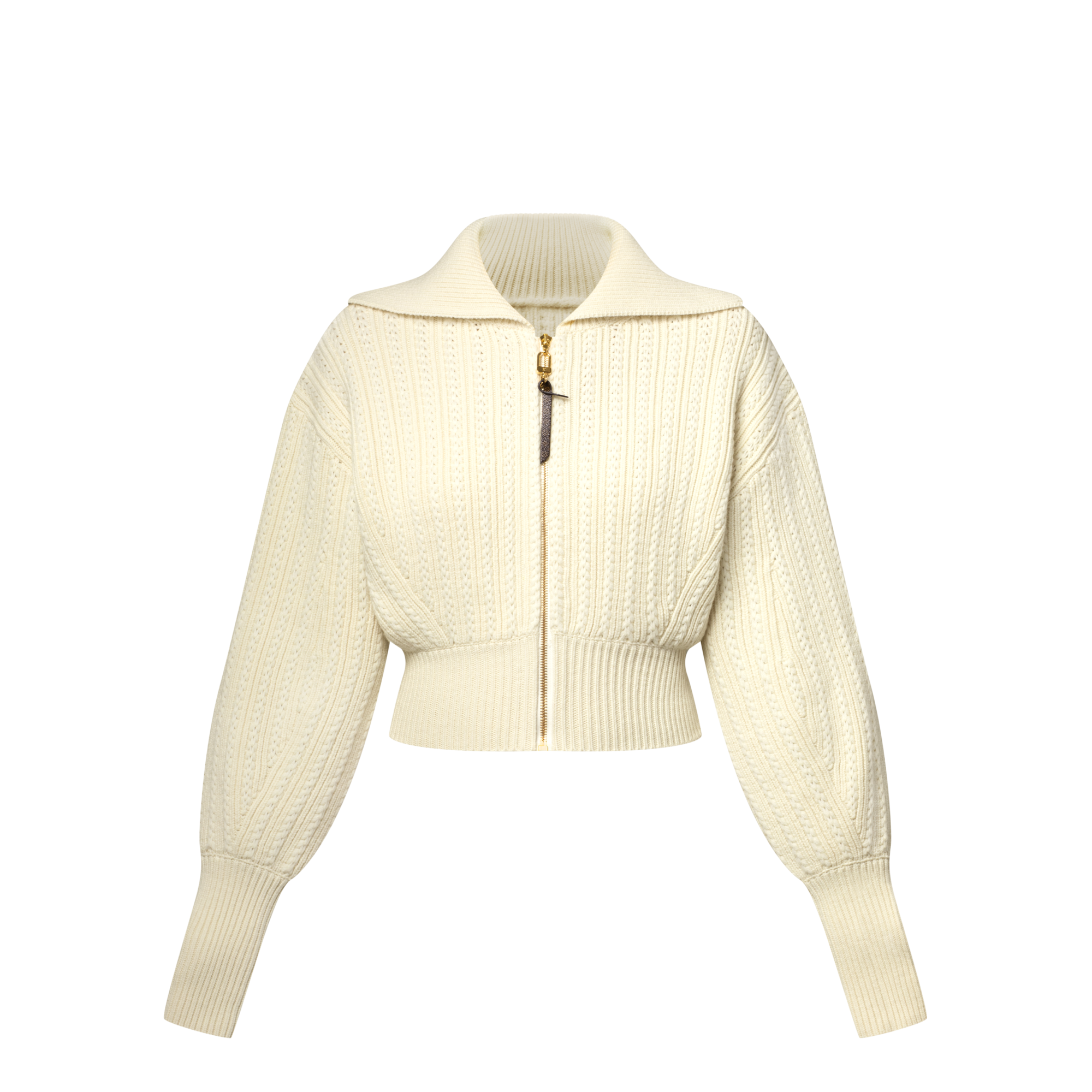 Cropped Rib-Knit Jacket
  in Women