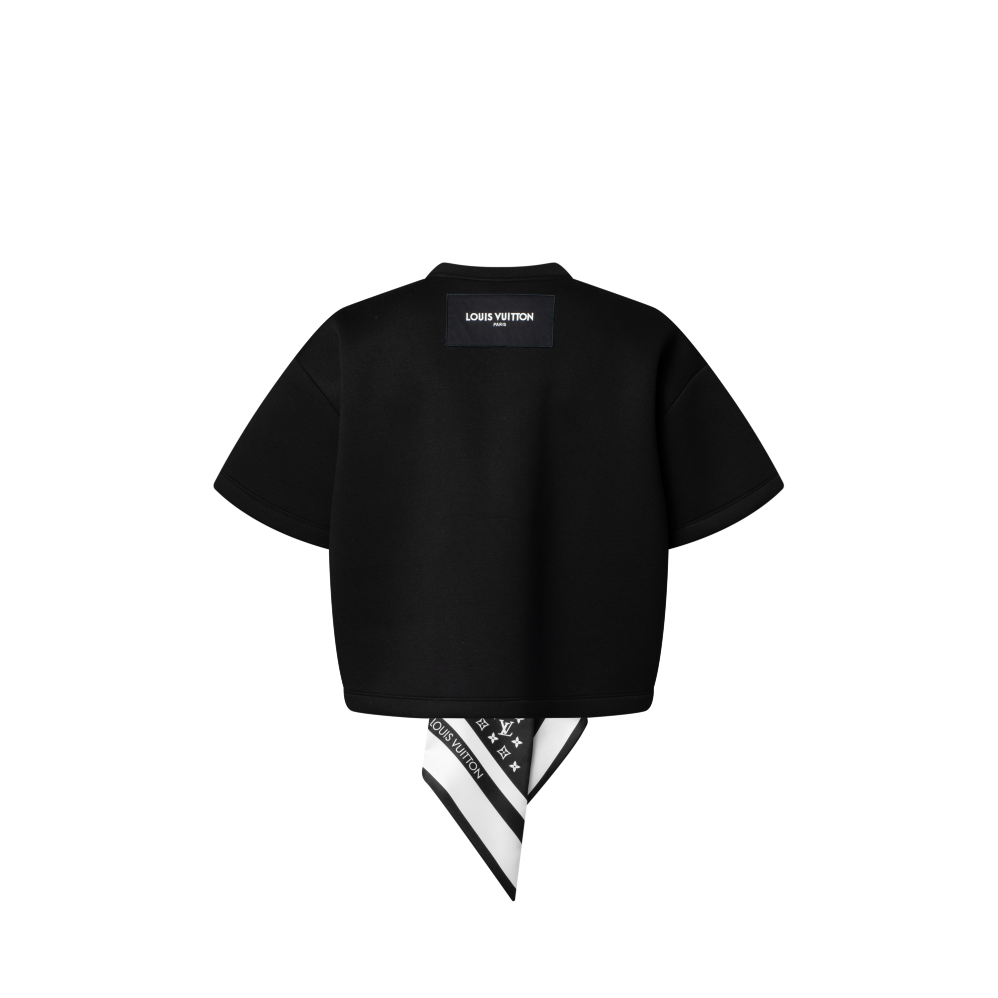 Cropped Tshirt W/ Silk Ties  in Women