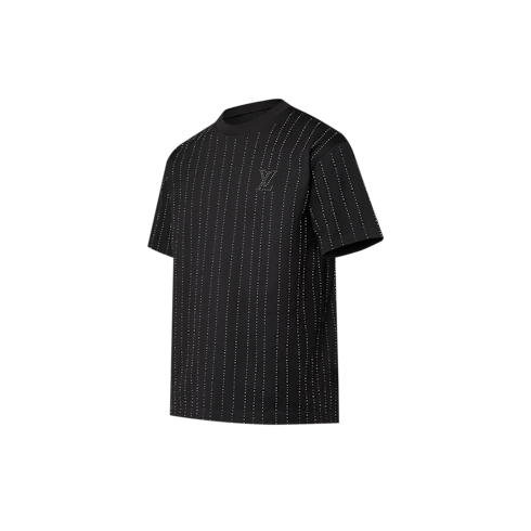 Crystal Embellished Cotton T-Shirt in Men's Ready-to-Wear T-shirts and Polos collections by Louis Vuitton (Product zoom)