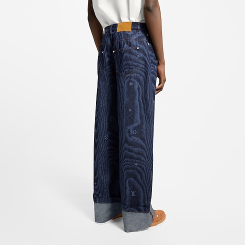 Cuffed Denim Skate Pants in Men's Ready-to-Wear Denim collections by Louis Vuitton (Product zoom)