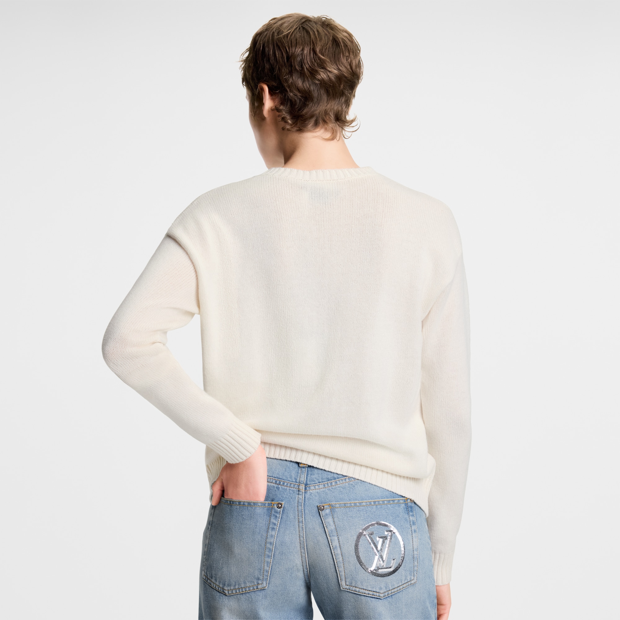 Cursive Signature Pullover  in Women