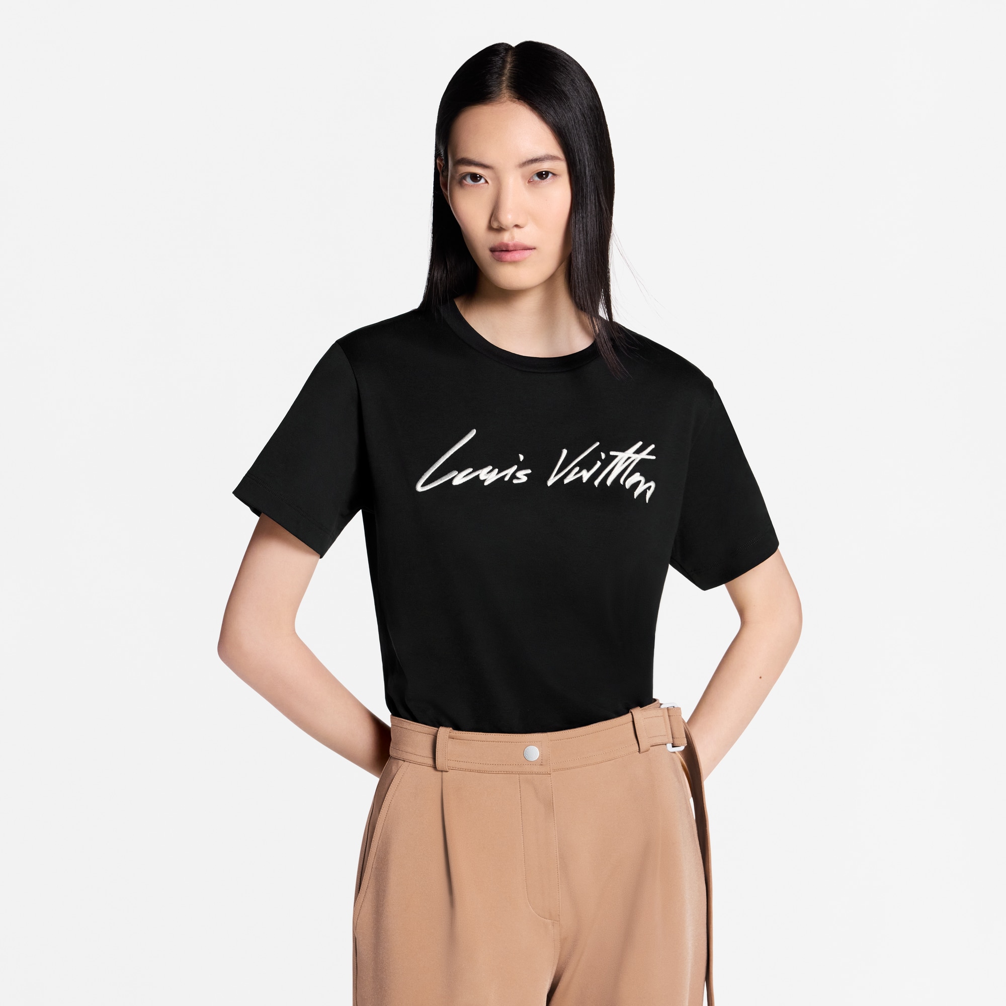 Cursive Signature T-Shirt  in Women
