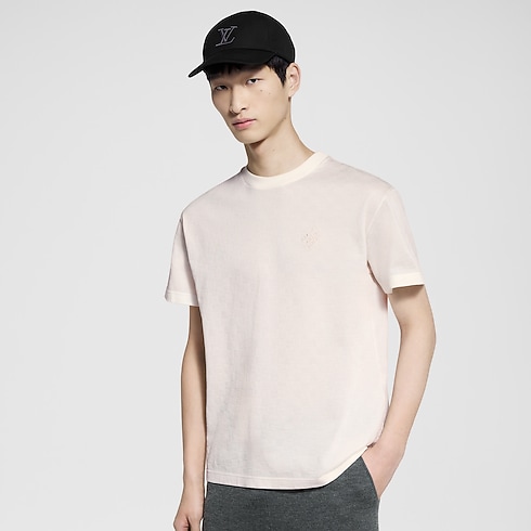 Damier Cotton Pique T-Shirt in Men's Ready-to-Wear T-shirts and Polos collections by Louis Vuitton (Product zoom)