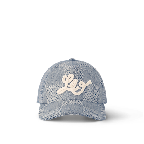 Damier Denim 3D Cap . in Men's Accessories Hats, Beanies and Gloves collections by Louis Vuitton (Product zoom)