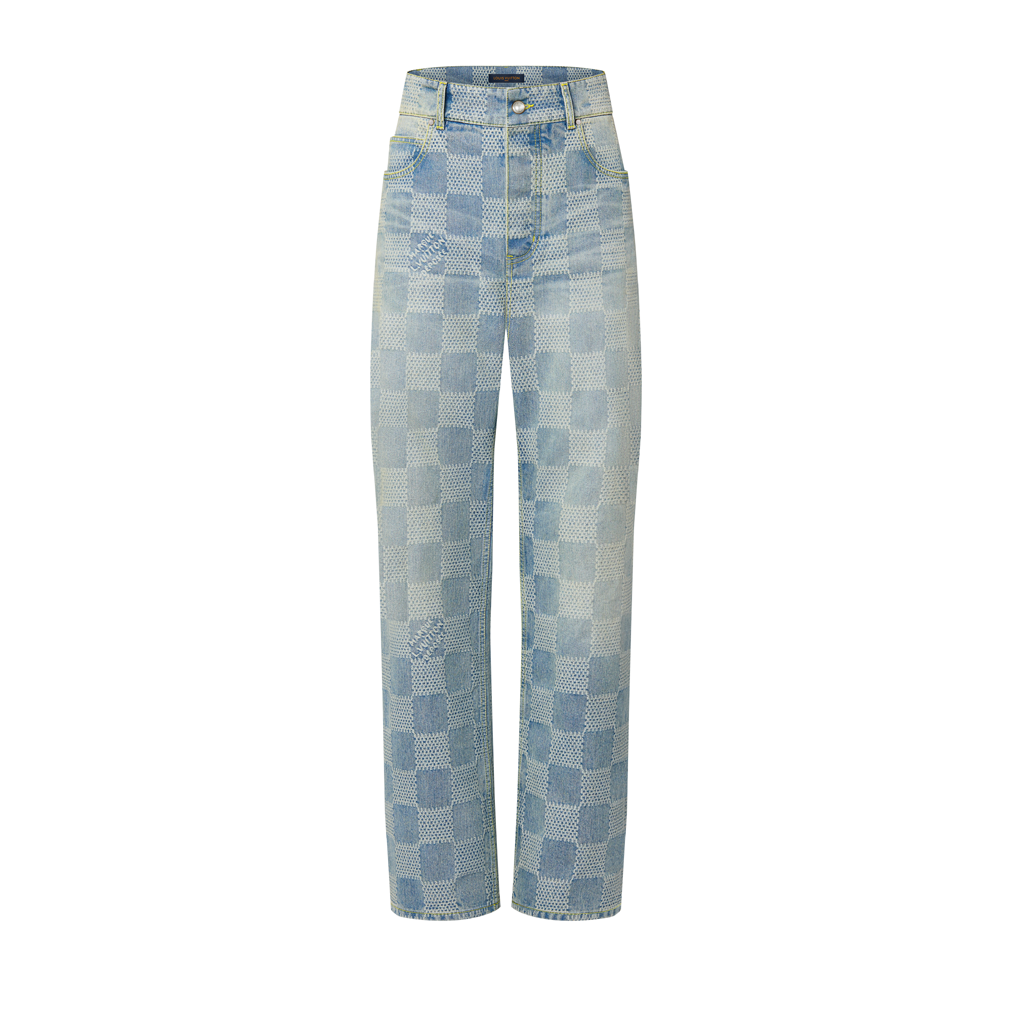 Damier Denim Skate Pants Ready-to-Wear LOUIS VUITTON