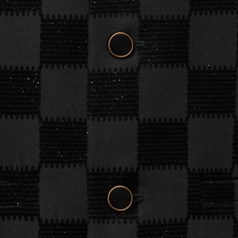 Damier Flock Collarless Jacket in Men's Ready-to-Wear Blazers and Jackets collections by Louis Vuitton (Product zoom)