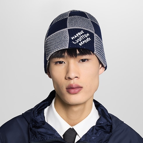 Damier Heritage Beanie . in Men's Accessories Hats, Beanies and Gloves collections by Louis Vuitton (Product zoom)