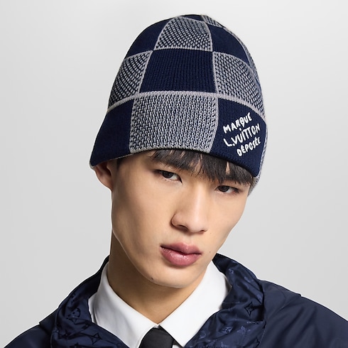 Damier Heritage Beanie . in Men's Accessories Hats, Beanies and Gloves collections by Louis Vuitton (Product zoom)