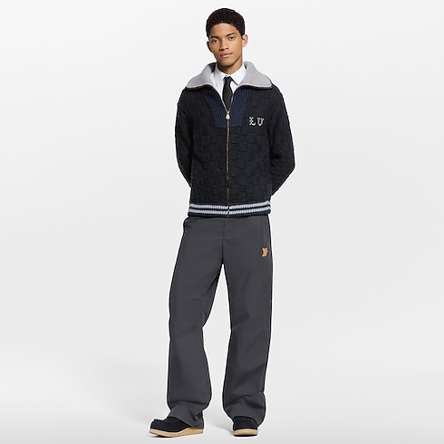Damier Knit Blouson in Men's Ready-to-Wear All Ready-to-Wear collections by Louis Vuitton (Product zoom)