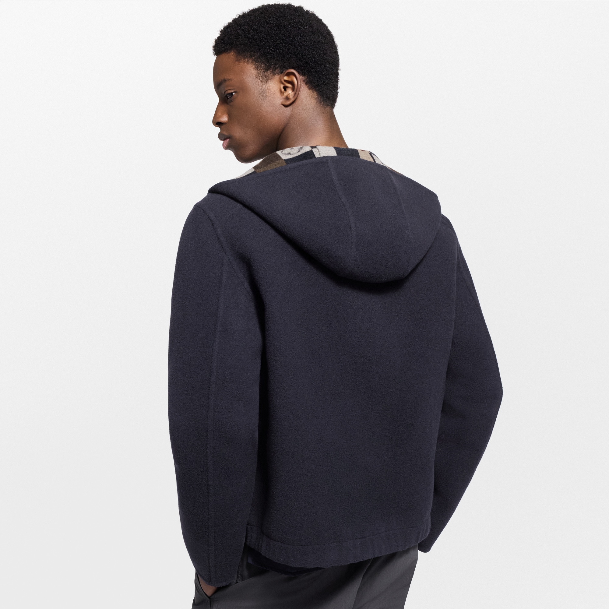 Damier Reversible Hooded Blouson  in Men