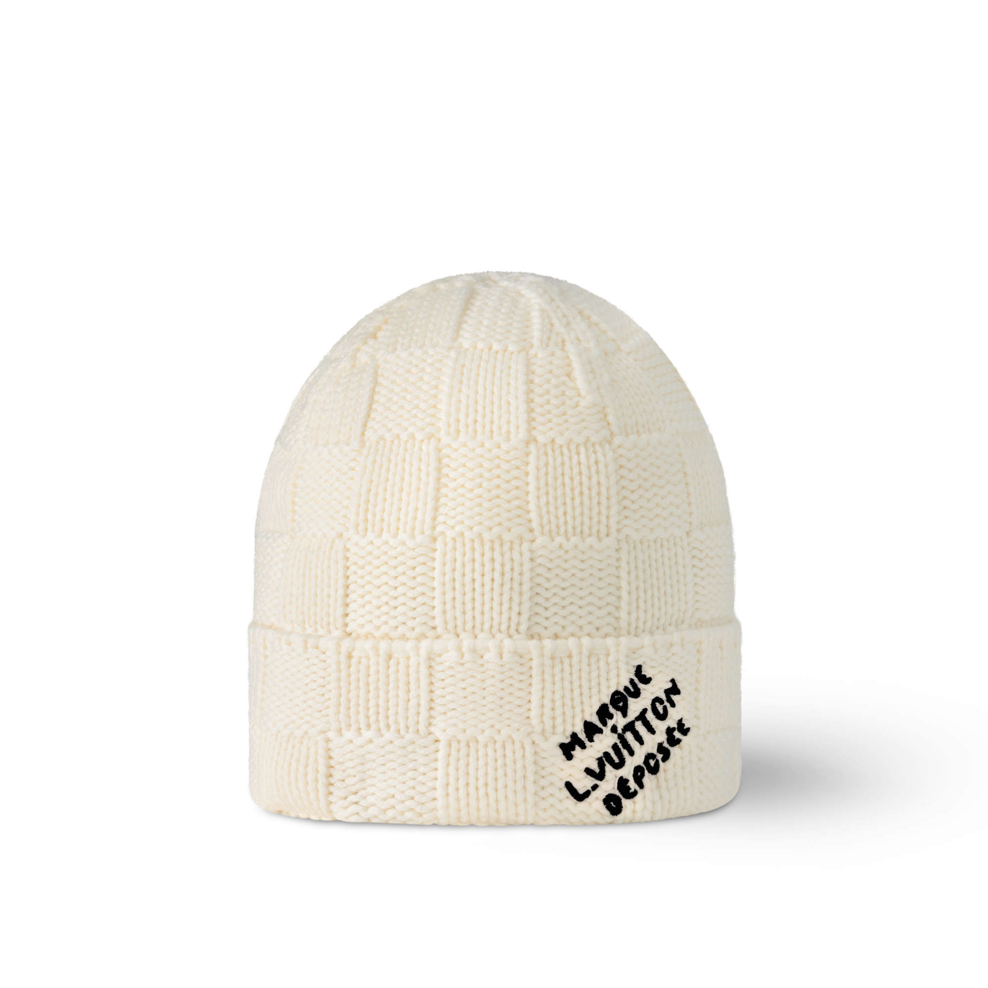 Damier Snug Beanie . in Men