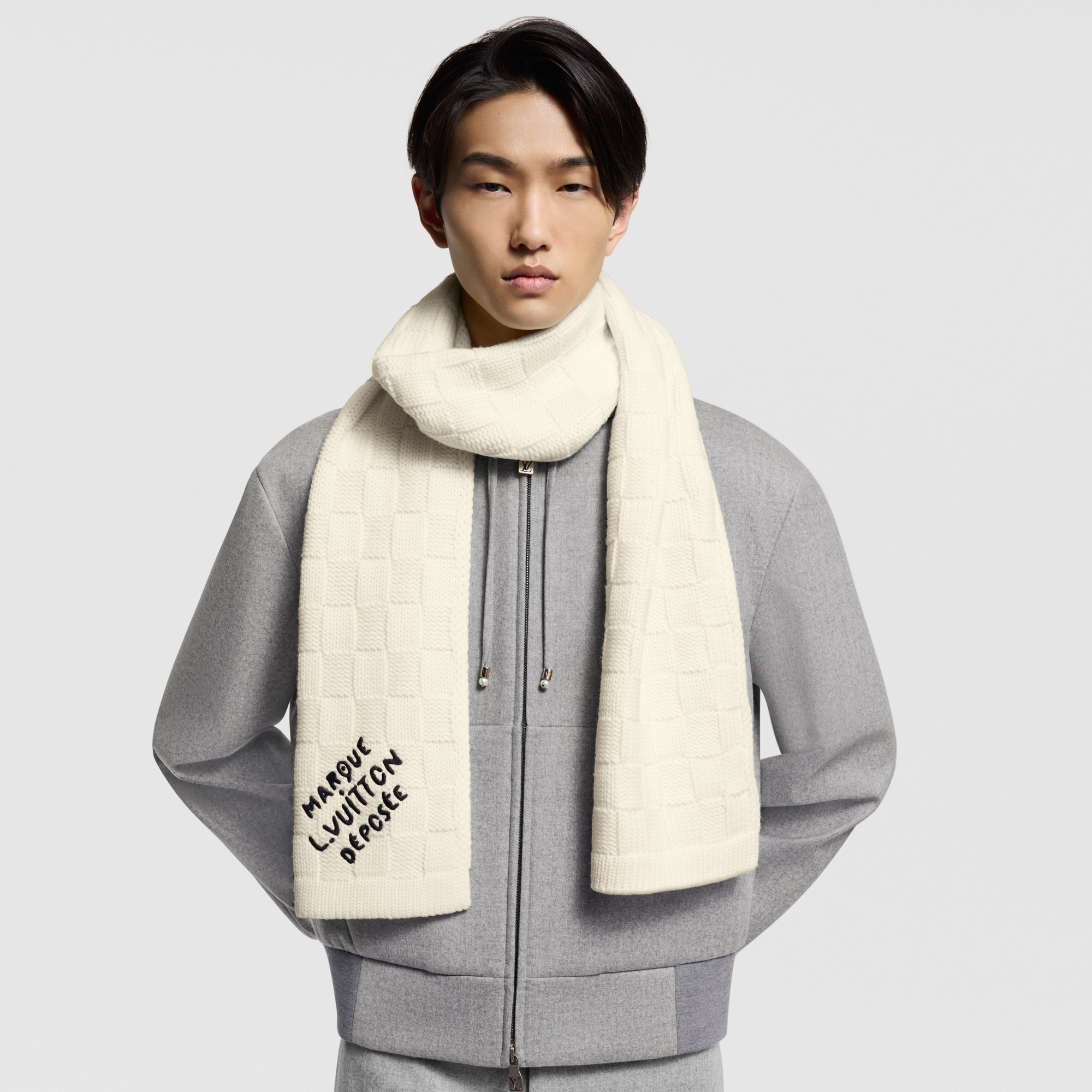 Damier Snug Scarf . in Men