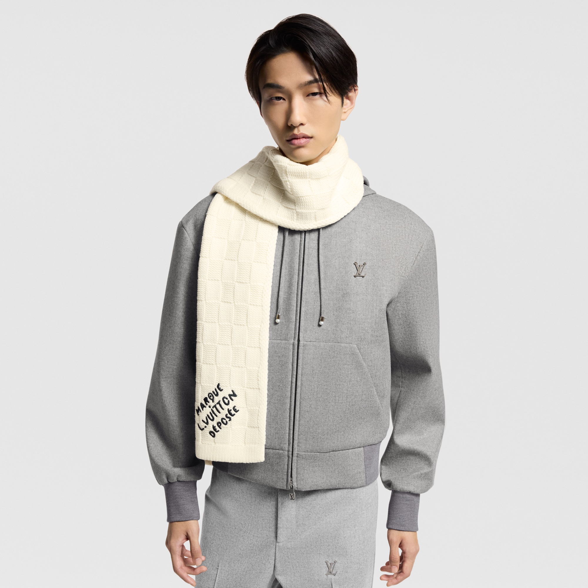 Damier Snug Scarf . in Men
