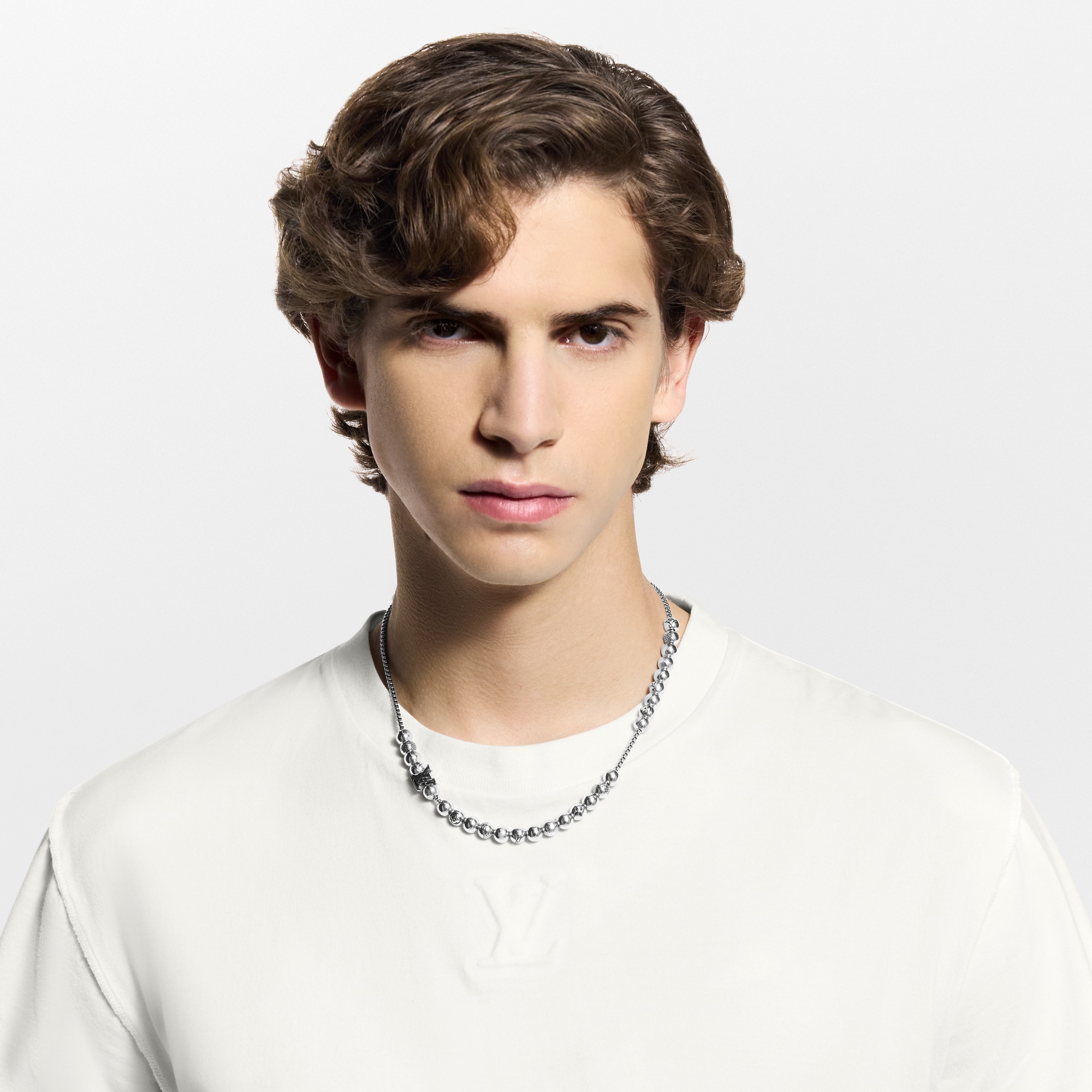 Damier Staples Ball Necklace
 . in Men