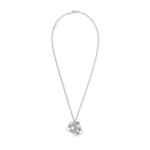 Damier Staples Cut Out Pendant other view