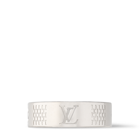 Damier Staples Thin Ring . in Men's Fashion Jewellery Rings collections by Louis Vuitton (Product zoom)