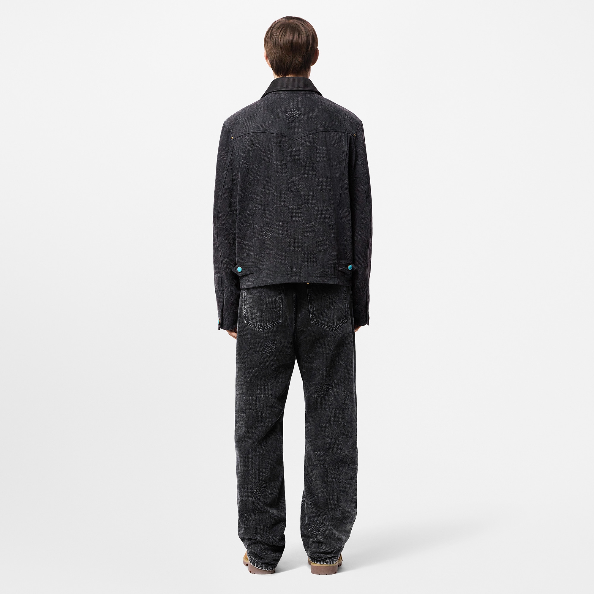 Damier Workwear Cotton Pants  in Men