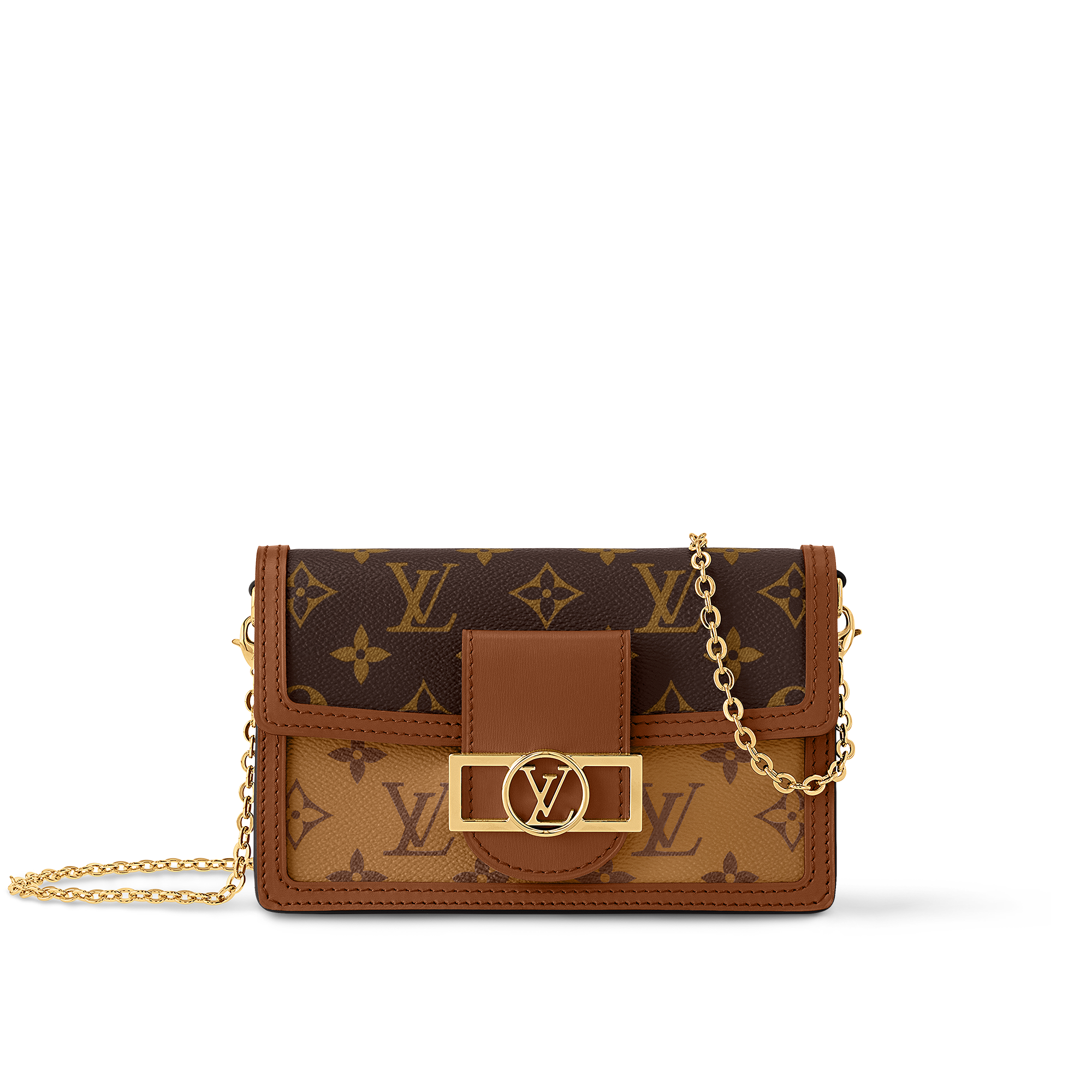 Dauphine Chain Wallet Other Monogram Canvas in Women