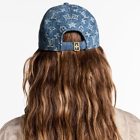 Denim Cap . in Women's Accessories Hats and Gloves collections by Louis Vuitton (Product zoom)