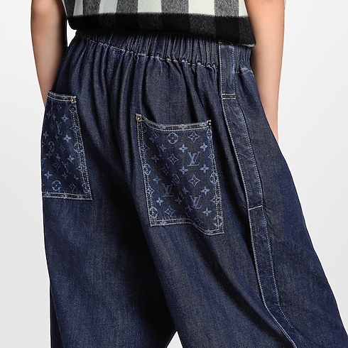 Denim Carrot Pants in Women's Ready-to-Wear Pants collections by Louis Vuitton (Product zoom)
