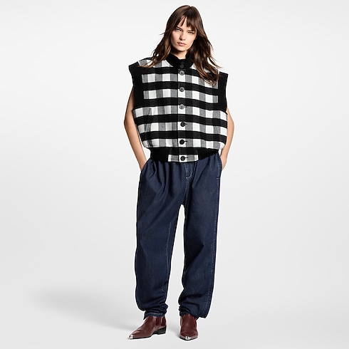 Denim Carrot Pants in Women's Ready-to-Wear Pants collections by Louis Vuitton (Product zoom)