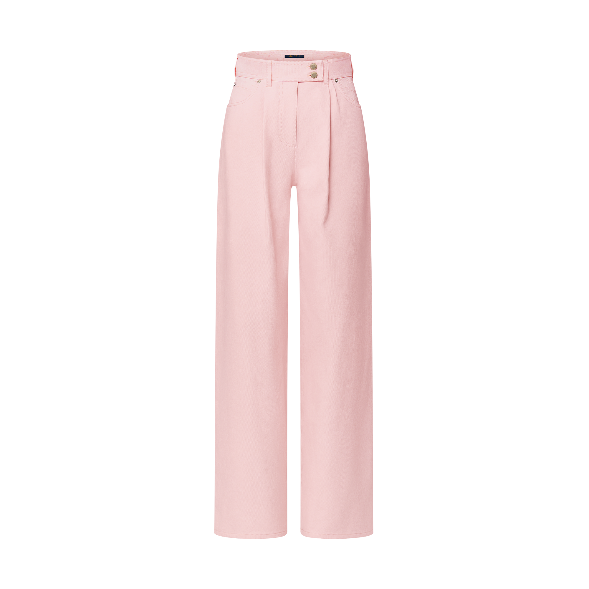 Denim Pleat Pants   in Women