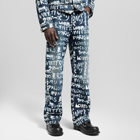 Denim Skate Pants in Men's Ready-to-Wear Denim collections by Louis Vuitton (Product zoom)