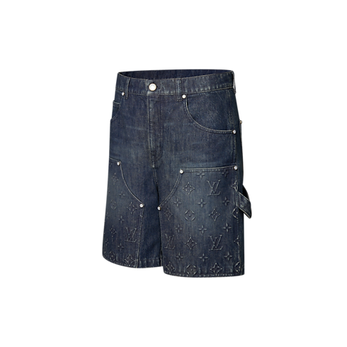 Denim Workwear Shorts in Men's Ready-to-Wear Denim collections by Louis Vuitton (Product zoom)