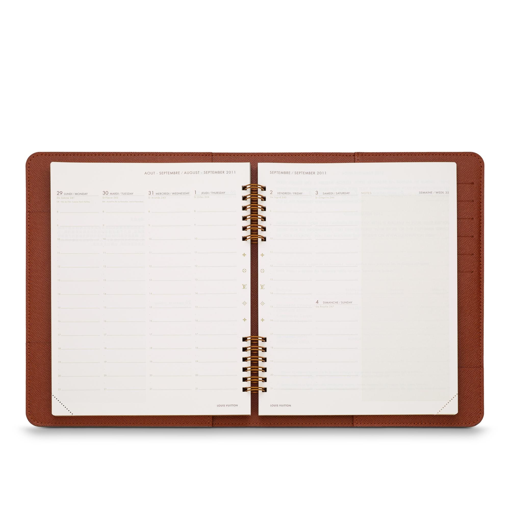 Desk Agenda Cover Monogram in Gifts