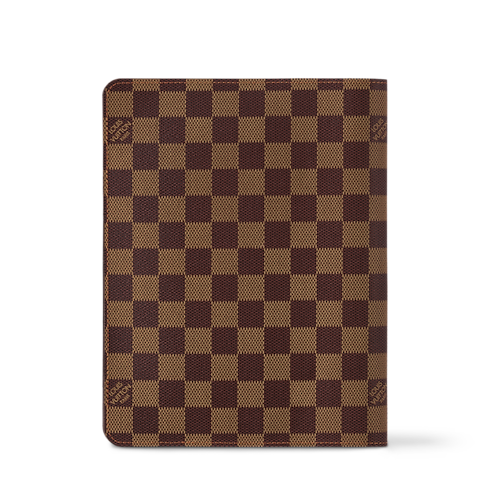 Desk Agenda Cover Damier Ebene in Trunks, Travel and Home's Books and Stationery Office and Writing collections by Louis Vuitton (Product zoom)