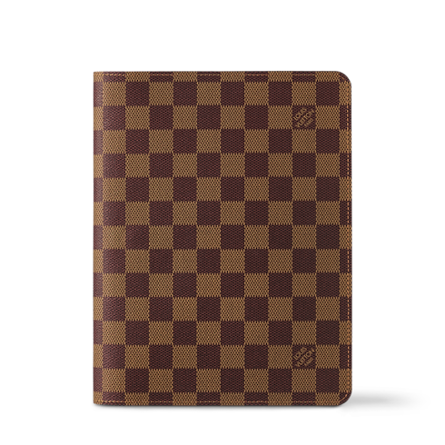 Desk Agenda Cover Damier Ebene in Trunks, Travel and Home's Books and Stationery Office and Writing collections by Louis Vuitton (Product zoom)