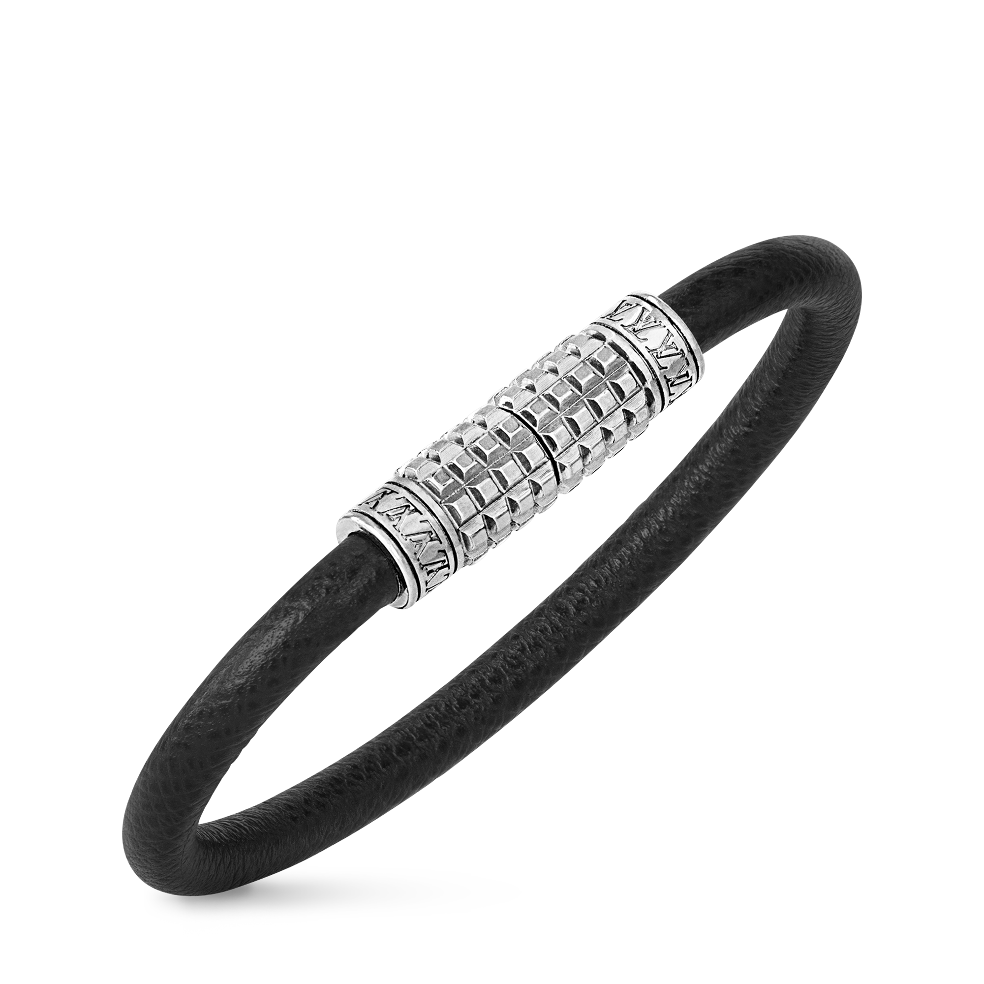 Digit Bracelet Damier Graphite in Men
