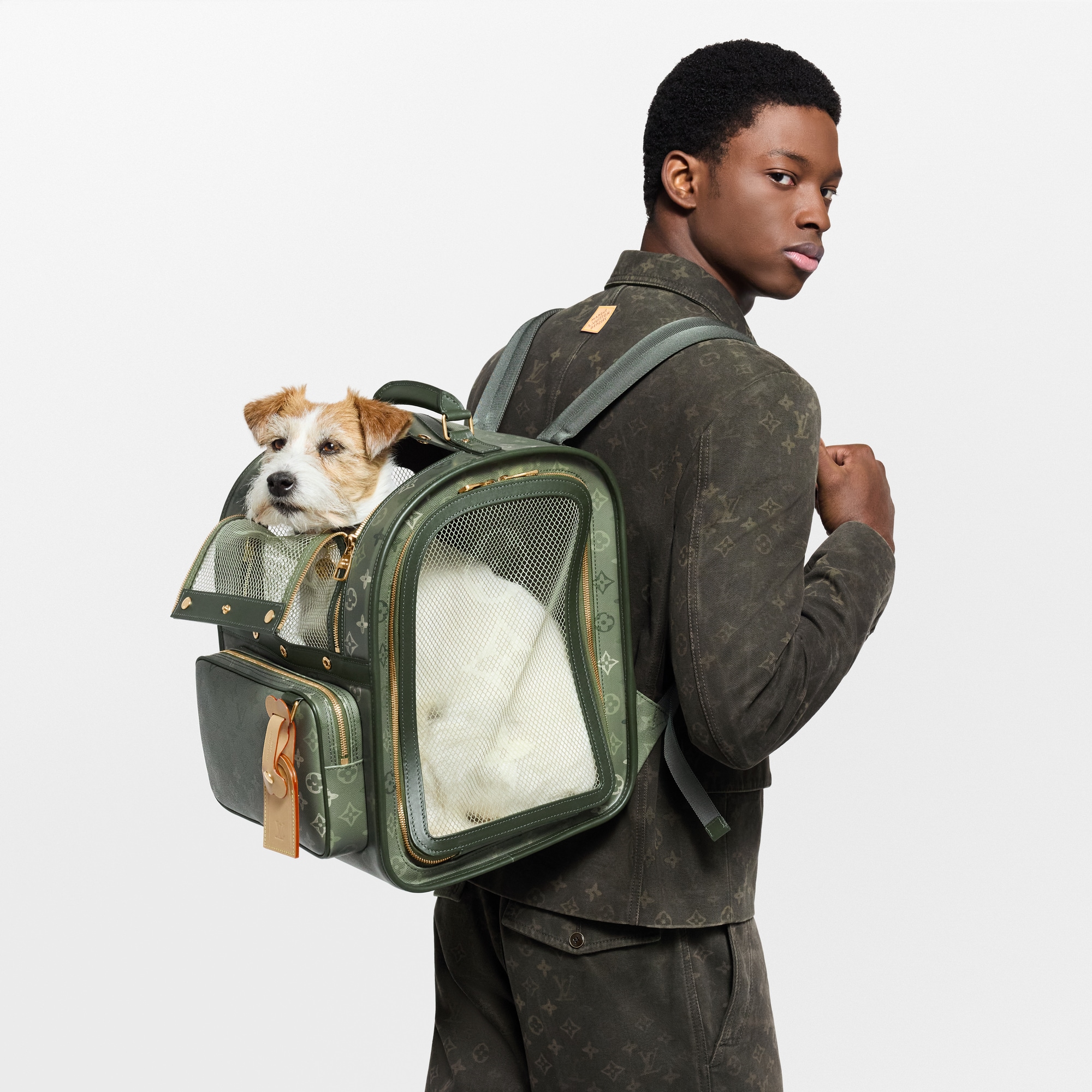 Dog Backpack Monogram Other in Bags and Small Leather Goods