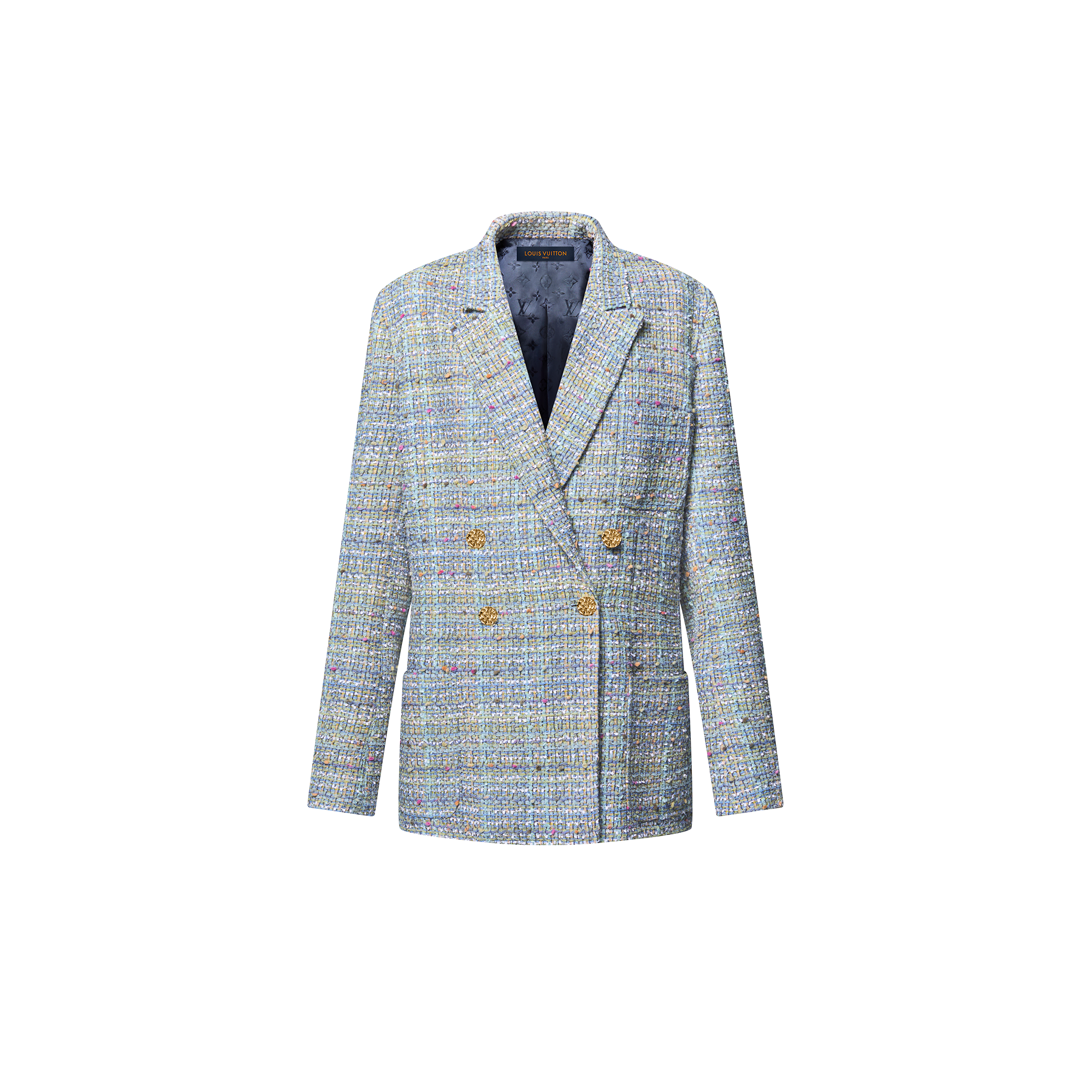 Double-Breasted Tweed Blazer  in Women
