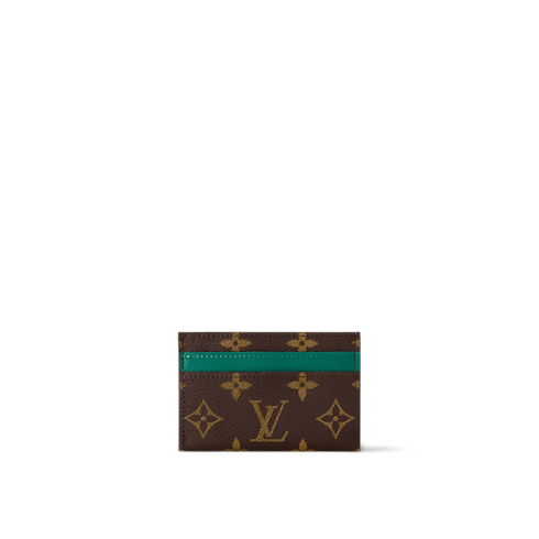 Double Card Holder Monogram Macassar Canvas in Women's Wallets and Small Leather Goods Newness collections by Louis Vuitton (Product zoom)