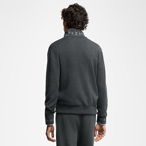 Double Face Knit Wool Travel Blouson in Men's Ready-to-Wear All Ready-to-Wear collections by Louis Vuitton (Product zoom)