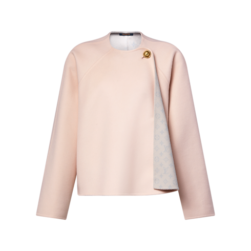 Drape Front Short Coat in Women's Ready-to-Wear Coats and Jackets collections by Louis Vuitton (Product zoom)