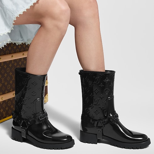 Drops Flat Half Rain Boot in Women's Shoes Boots and Ankle Boots collections by Louis Vuitton (Product zoom)